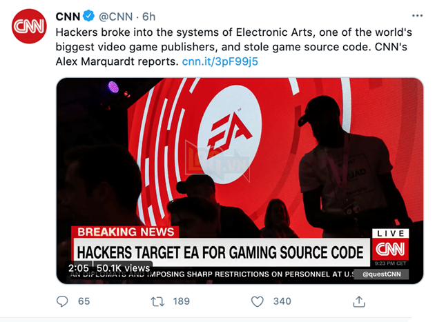 Hacker tấn công EA Sports, ăn cắp mã nguồn cho FIFA 21, Battlefield và hơn thế nữa 2