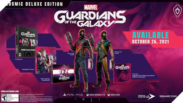 Marvel's Guardians of the Galaxy hé lộ phần quà cho việc đặt trước game 2
