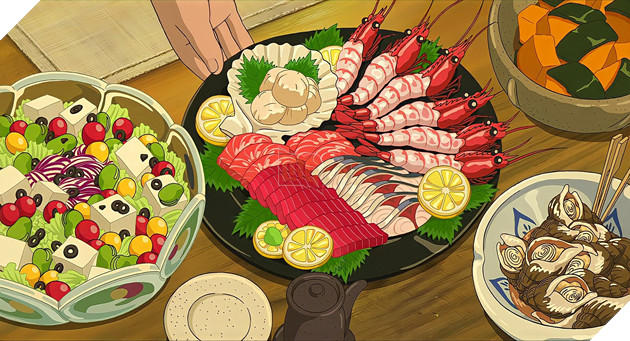 Quy tắc số 5 và loạt ảnh đồ ăn trong anime khiến bạn không khỏi thèm thuồng P1  16