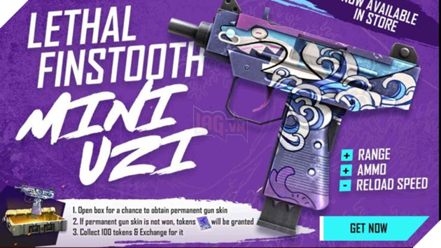 Free Fire: Làm thế nào để nhận được Skin Lethal Finstooth Mini UZI miễn phí?