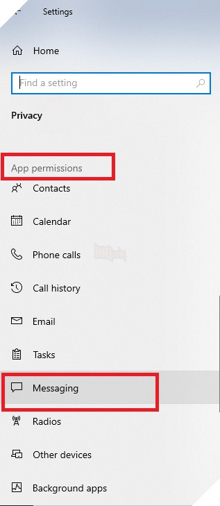 Hướng dẫn: Cách ngăn ứng dụng Windows 10 truy cập tin nhắn của bạn 4