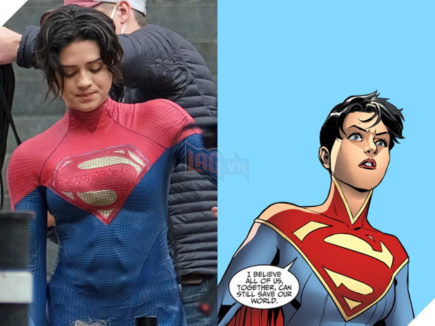 The Flash: Loạt ảnh hậu trường bị rò rỉ tiết lộ Supergirl là con gái của Superman?