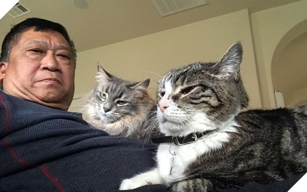 20 người đàn ông miệng lúc nào cũng nói cấm không nuôi chó mèo nhưng lại là người yêu thương chúng nhất gia đình 10