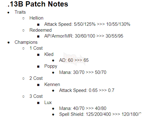 DTCL: Chi tiết bản cập nhật 11.13b - Buff nhẹ Kled, Nerf gấp Lux và hệ Thiên Thần 2
