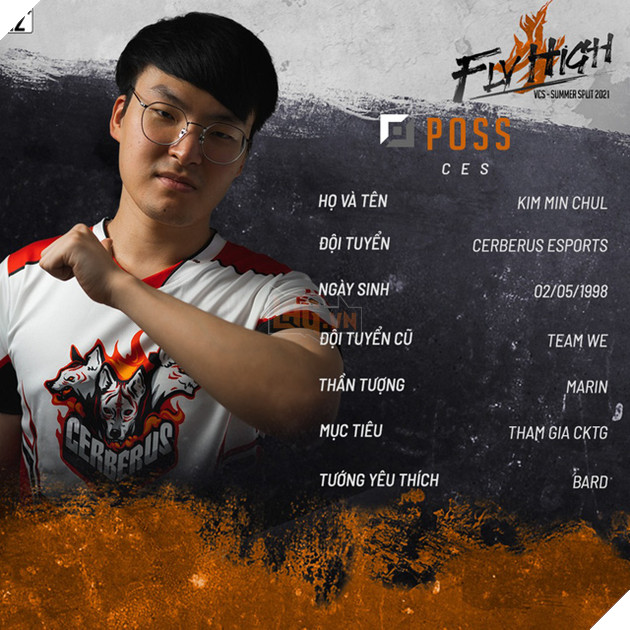 LMHT: Cerberus Esports công bố sự xuất hiện của ngoại binh đầu tiên thi đấu tại VCS 2