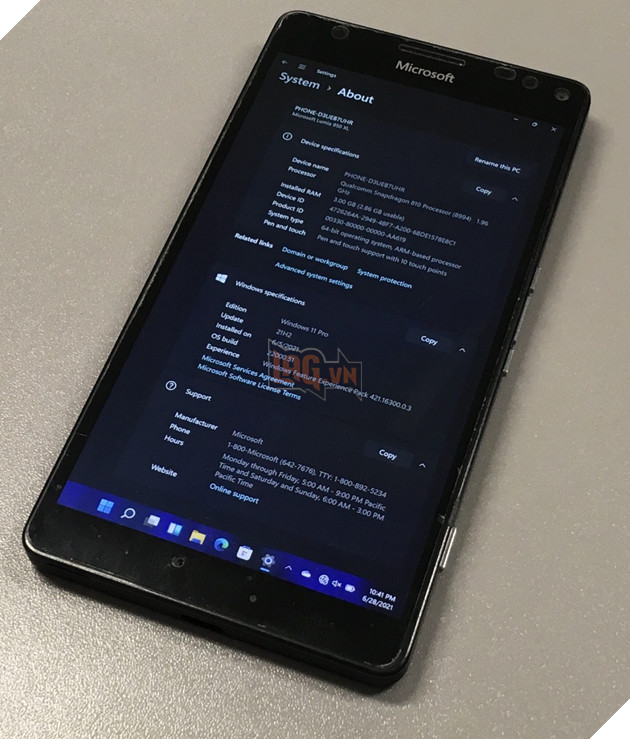 Hãy cùng xem qua cách hoạt động của Windows 11 khi được chạy trên Nokia Lumia 950 XL  3