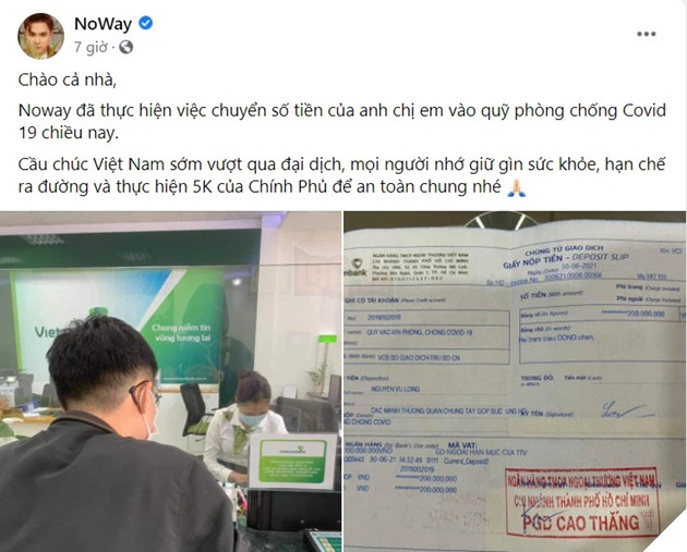 Noway và ông Tú hoàn tất việc giải ngân, đập tan nghi vấn ngâm tiền từ thiện