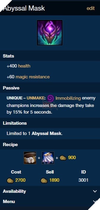 LMHT: Rộ trào lưu sử dụng Mặt Nạ Vực Thẳm dành cho các tướng có nhiều khống chế