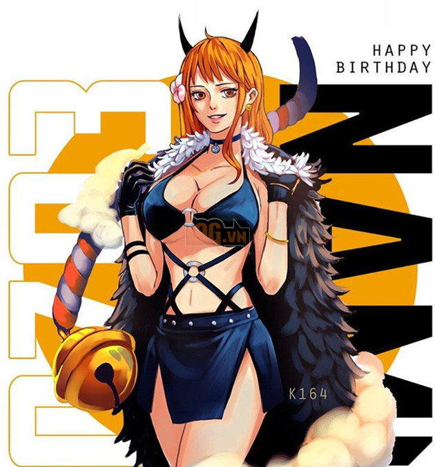 Người hâm mộ xuýt xoa với figure Nami khổng lồ nhân dịp sinh nhật của Hoa tiêu băng Mũ Rơm