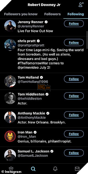 Robert Downey Jr. bất ngờ hủy theo dõi hết các diễn viên Marvel trên Instagram, dân tình đồn đoán sôi nổi 3