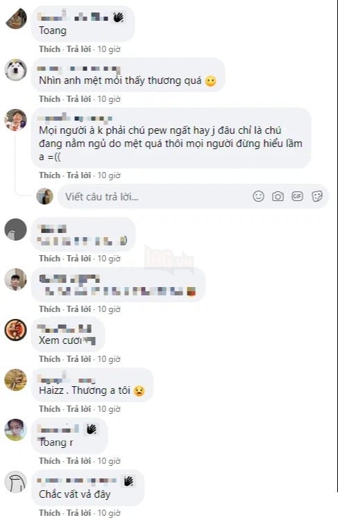 PewPew bất ngờ ngủ gục trên sóng stream khiến không ít người hâm mộ hoang mang lo lắng 4