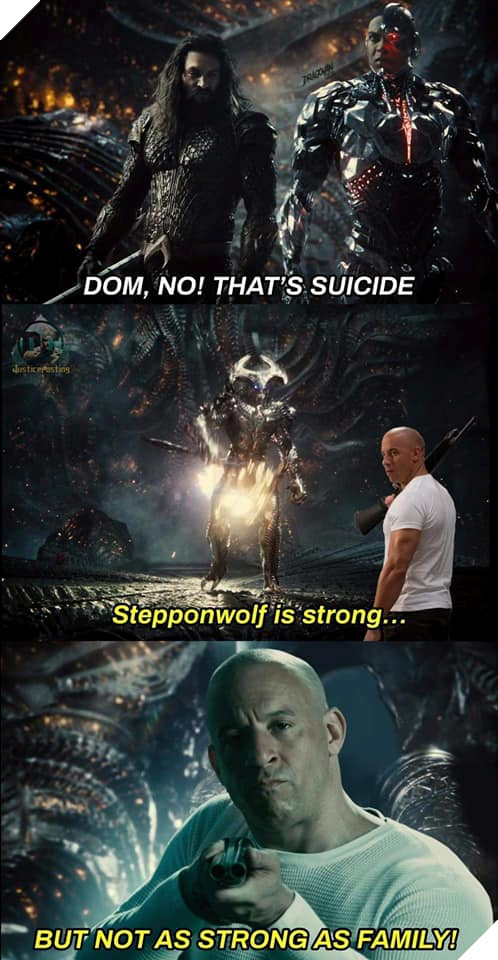 Tổng hợp ảnh meme hài hước của Dom và gia đình trong phần phim Fast & Furious 9 15
