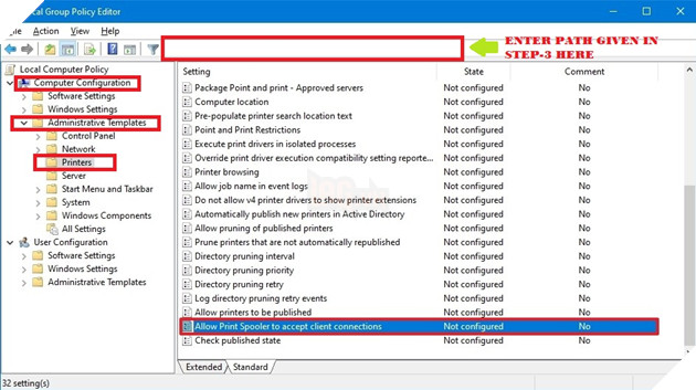 Cách khắc phục lỗ hổng PrintNightmare Print Spooler trên máy tính Windows 10 7