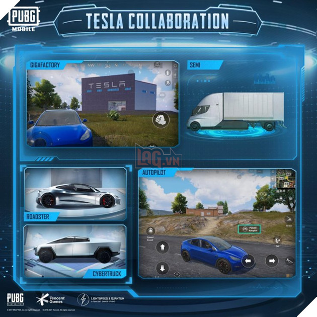PUBG Mobile X Tesla Collaboration: Sự kết hợp mang đến những chiếc xe điện đến PUBG Mobile 3