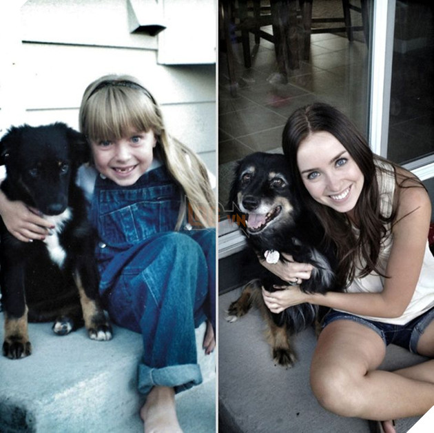 15 hình cho thấy tình yêu thương ngày một bền vững theo thời gian giữa con sen và các bé chó mèo khiến bạn thấy ấm lòng 12