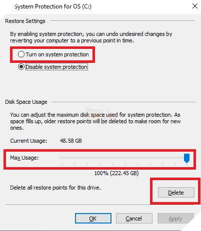 Cách tạo và sử dụng điểm System Restore Point trong máy tính Windows 10 4