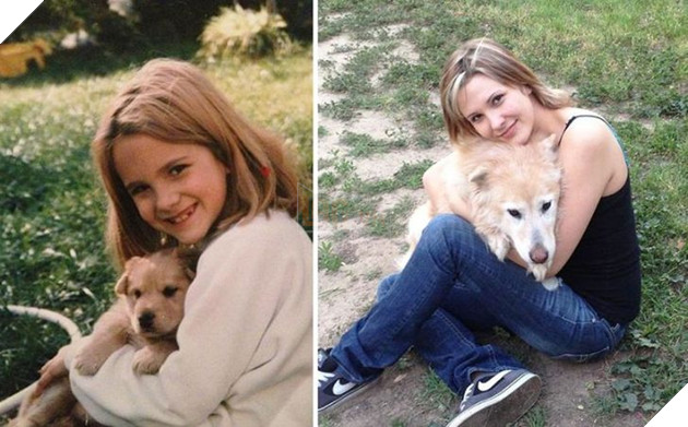 15 hình cho thấy tình yêu thương ngày một bền vững theo thời gian giữa con sen và các bé chó mèo khiến bạn thấy ấm lòng 2