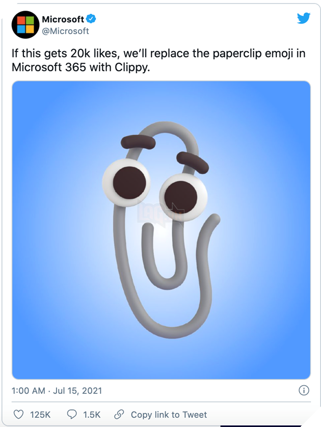 Hàng nghìn lượt like trên Twitter kêu gọi sự trở lại của Clippy trong Microsoft 365 3