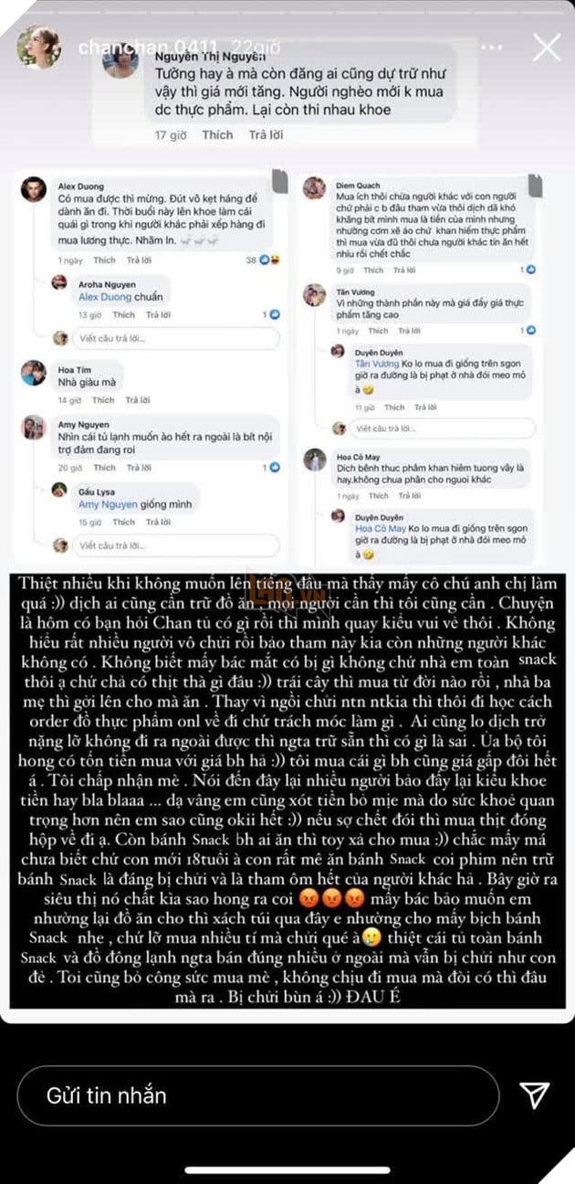 Khoe tủ lạnh đầy ắp đồ ăn, vợ của Xemesis bị chỉ trích là tham lam 4