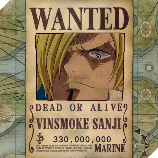 tiền truy nã sanji