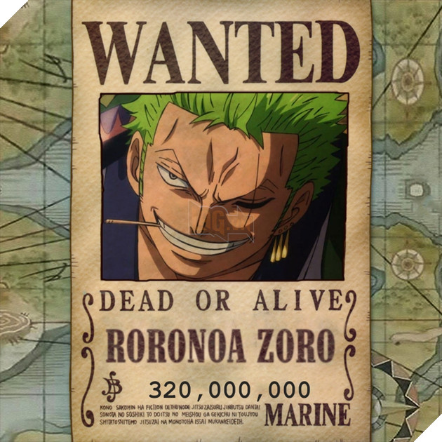 tiền truy nã zoro