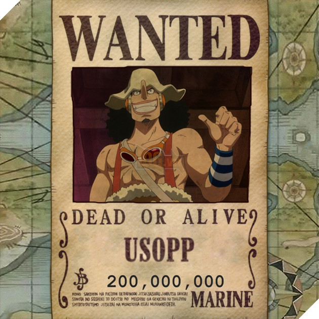 tiền truy nã usopp