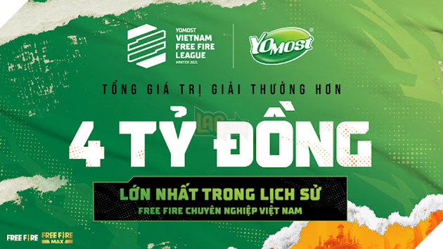 Yomost VFL Winter 2021 có tổng giá trị giải thưởng hơn 4 tỷ đồng: Khẳng định vị thế giải đấu chuyên nghiệp cấp cao nhất Free Fire Việt Nam 2