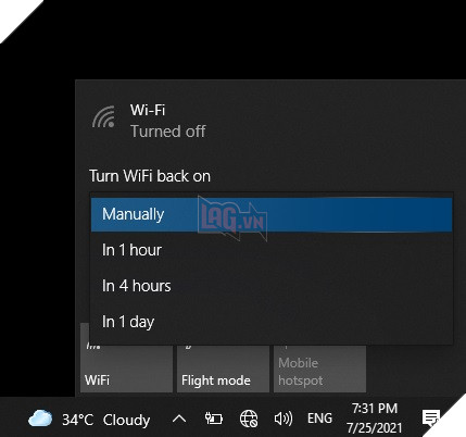 Hướng dẫn: Bỏ túi vài phương pháp kết nối mạng Wi-Fi trên Windows 10 7