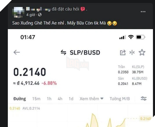 Đồng SLP sụt giảm nghiêm trọng khiến game thủ Axie Infinity điêu đứng 4