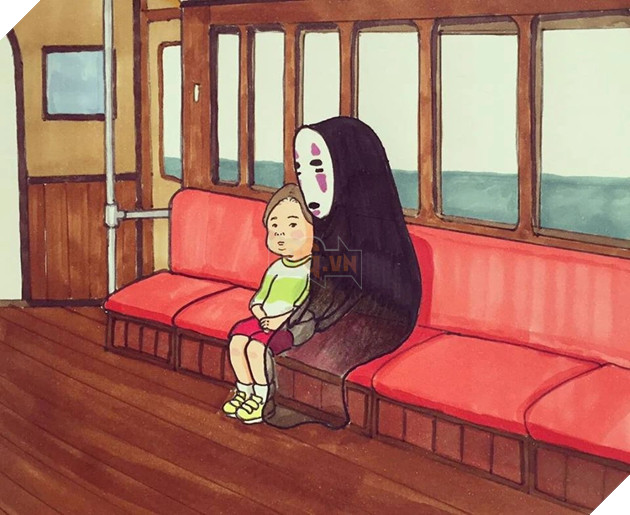 fanart hoạt hình ghibli