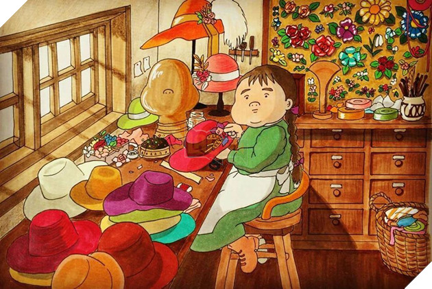 fanart hoạt hình ghibli