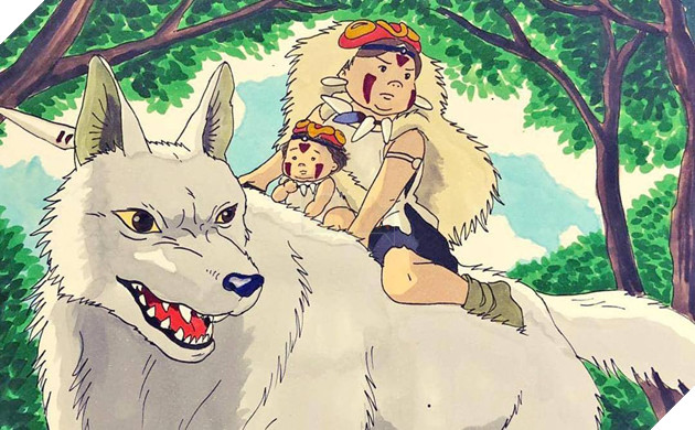 fanart hoạt hình ghibli