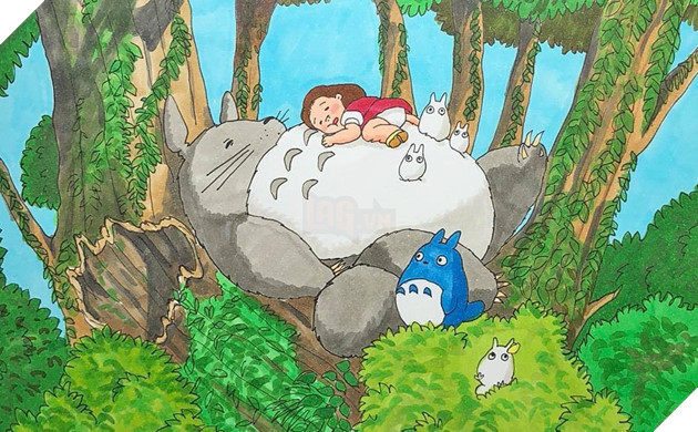 fanart hoạt hình ghibli