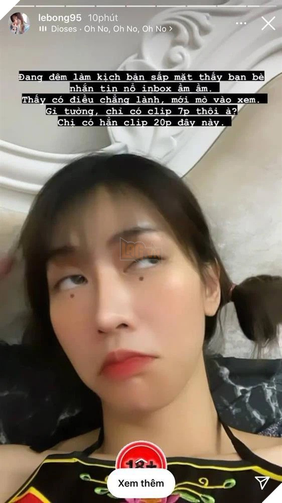 Lê Bống lên tiếng khẳng định không bị lộ clip 7 phút, chỉ có clip 20 phút mà thôi 5