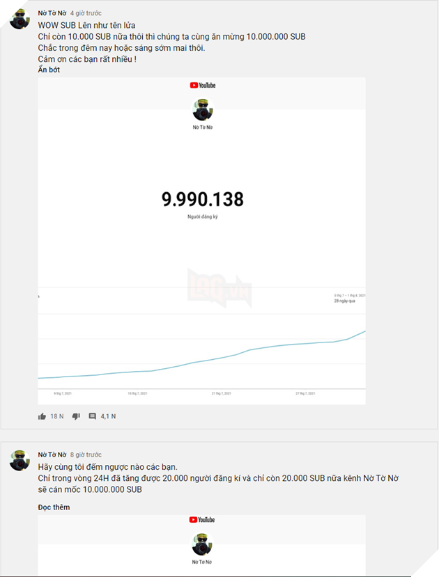 NTN chính thức đạt được nút Kim Cương của Youtube với 10 triệu lượt subs 3