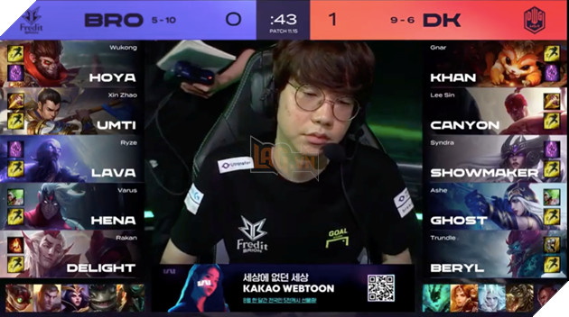  LCK mùa Hè 2021 BRO vs. DK - chênh lệch là điều không phải bàn cãi 4