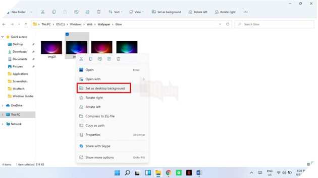 Cách thay đổi hình nền trên máy tính Windows 11 9