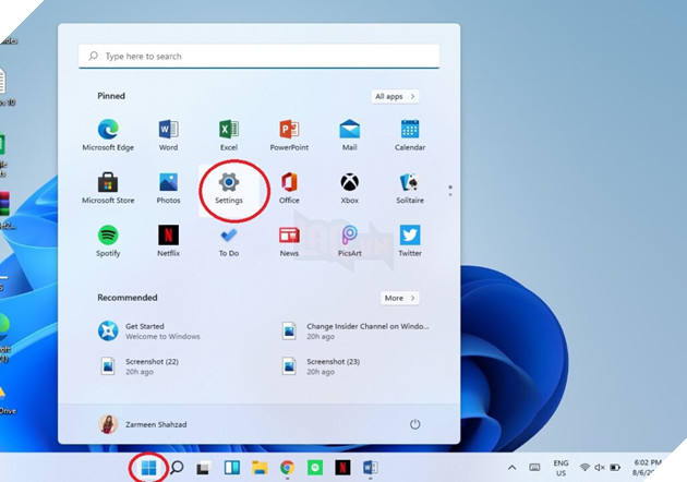 Cách di chuyển thanh Taskbar và Start Menu sang bên trái trong Windows 11 3