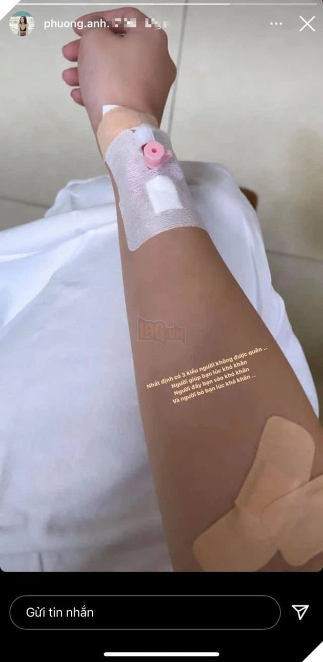 Cô nàng hot girl suy sụp vì tin đồn lộ clip, phải nhập viện truyền nước biển 3