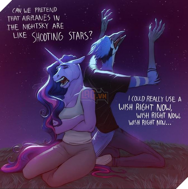 Meme MordeTwi là gì? Meme Chim xanh và kì lân tím hát Airplanes hài hước trên Tiktok hiện nay 3