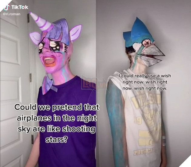 Meme MordeTwi là gì? Meme Chim xanh và kì lân tím hát Airplanes hài hước trên Tiktok hiện nay 4