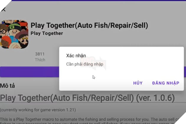 Play Together: Hướng dẫn Autoclick để treo máy câu cá trên Android và IOS cập nhật ngày 13 tháng 9 13