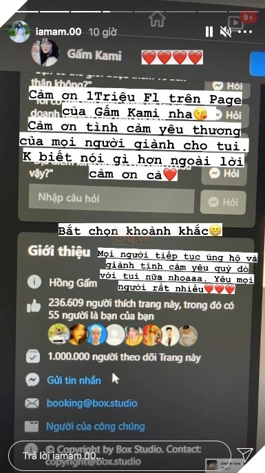 Gấm Kami ăn mừng cột mốc đáng nhớ giữa tin đồn lộ clip 12 phút 5