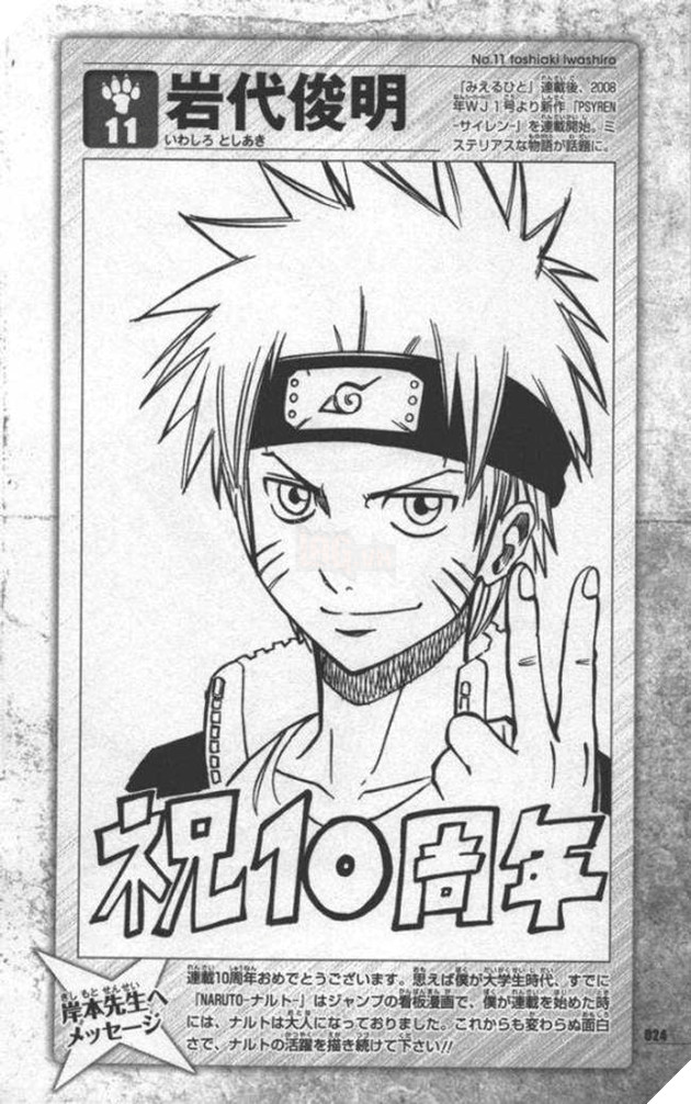 naruto được vẽ bởi các mangaka nổi tiếng