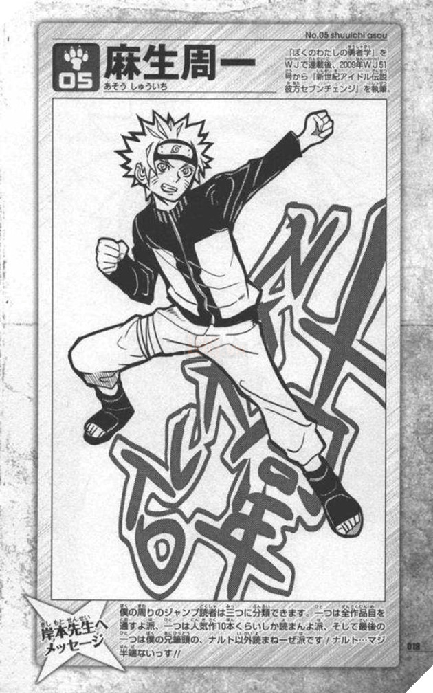 naruto được vẽ bởi các mangaka nổi tiếng