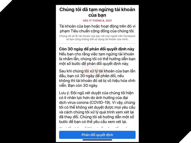 Hàng loạt tài khoản Facebook tại Việt Nam bị khóa sau một đêm | Công nghệ |  Thanh Niên