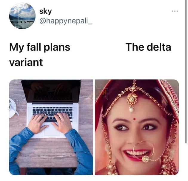 Meme Kế hoạch mùa thu vs Biến thể Delta - 1 meme bỗng nhiên nổi tiếng trên toàn thế giới 10