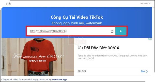 Hướng dẫn cách tải video TikTok mà không bị dính Logo hoàn toàn miễn phí 4