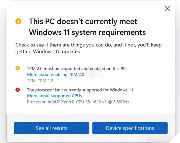 Microsoft cập nhật cấu hình tối thiểu của Windows 11 - Thêm một số chip Intel 2