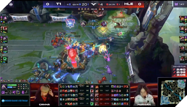  Vòng loại CKTG T1 vs HLE khi Canna trở thành boy one champ 2